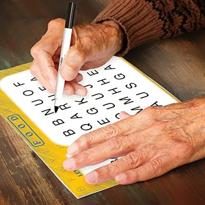 Keeping Busy Word Search 1 Dementia Activities for Seniors | Alzheimer Products for Elderly Patients | Fun Memory Game Toy & Cognitive Brain Puzzle for Senior Citizens w/Memory Loss or Alzheimers - Image 4