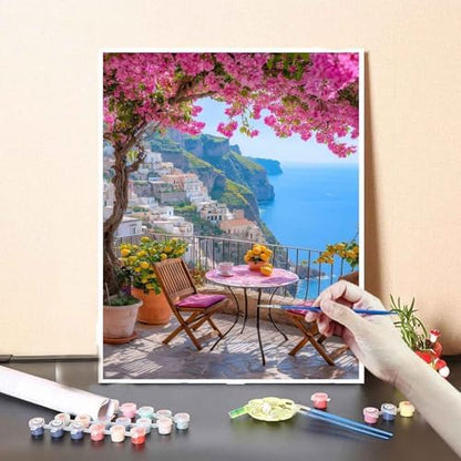 Yunruily Paint by Numbers Adults Landscape-Paint by Numbers Kits for Adults,Paint by Numbers for Adult Canvas for Gifts Home Wall Decor(16x20inch) - Image 4