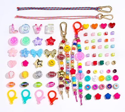 RepaTime DIY Beaded Bag Charm Kit for Women with Keychain Supplies - Image 6