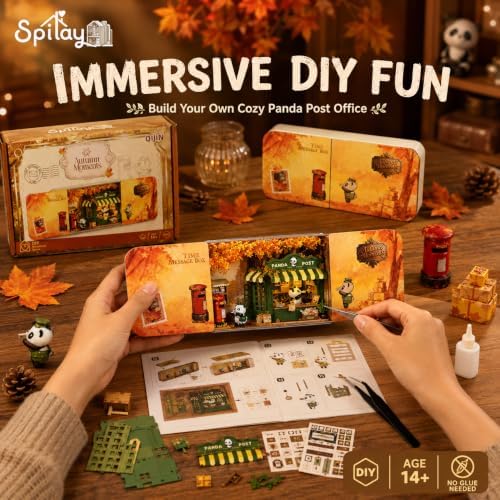 Spilay DIY Miniature House Kit for Adults, Miniature Dollhouse Kit - Image 5