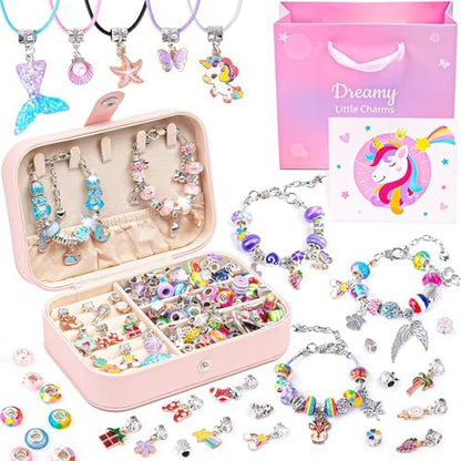 Sofier Jewelry Bracelet Making Kit for DIY Beads Charms Set Teen Gifts by SOFIER