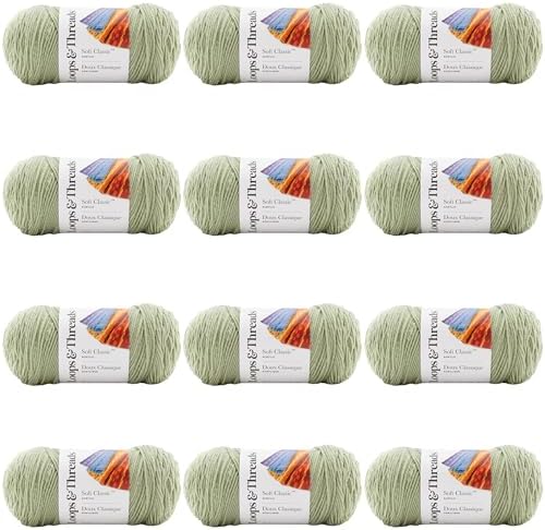MICHAELS Bulk 12 Pack: Soft Classic™ Solid Yarn by Loops & Threads® - Image 2
