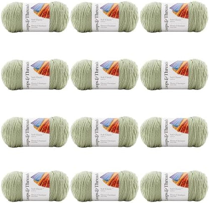 MICHAELS Bulk 12 Pack: Soft Classic™ Solid Yarn by Loops & Threads® - Image 2