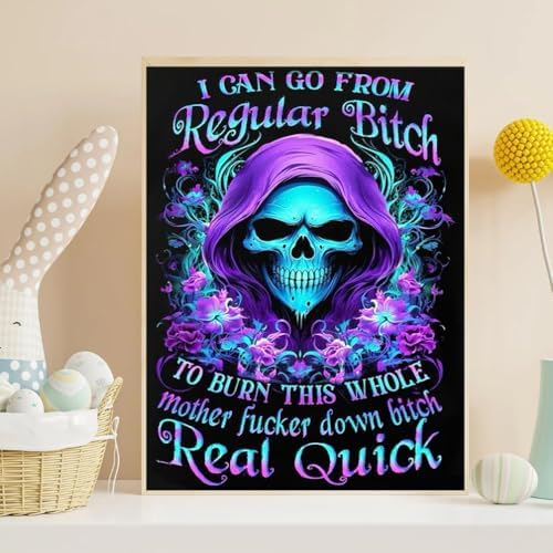 Diamond Art Kits for Adults, Skull Diamond Art Painting Kits for Adults - Image 2