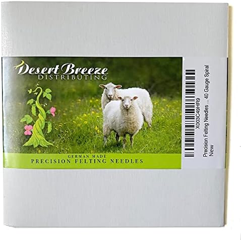 Felting Needles, 40 Gauge Spiral, Groz-Beckert High Carbon Steel, 5 Pack - Image 4