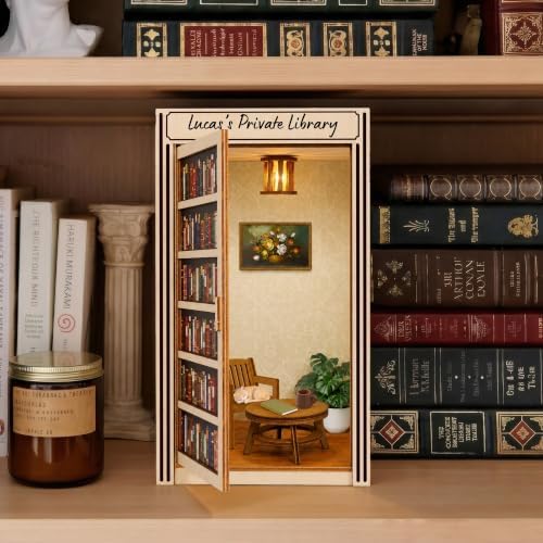 Personalized Book Nook Kits for Adults Beginner, Easy DIY Book Nook Library - Image 5