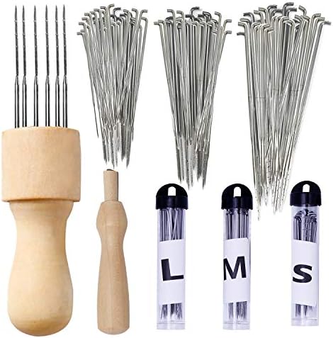 Complete Wool Felting Tools, Needle Felting Kit, Needle Felting Tools with 90Pcs Needle Felting Needles, 3Pcs Needle Bottles,2Pcs Needle Felting Pen,Needle Felting Tools for Beginner,Professional by Mayboos