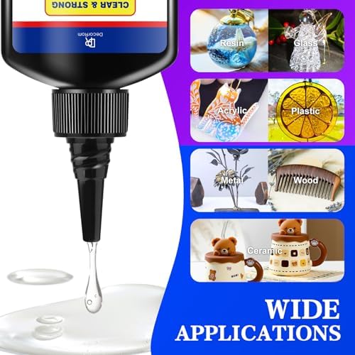 UV Resin Kit with Light, 60g UV Glue for Bonding & Curing in Seconds - Image 5