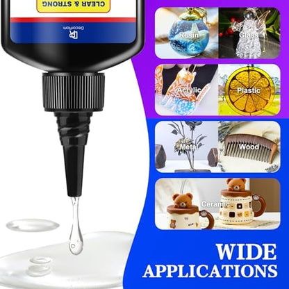 UV Resin Kit with Light, 60g UV Glue for Bonding & Curing in Seconds - Image 5