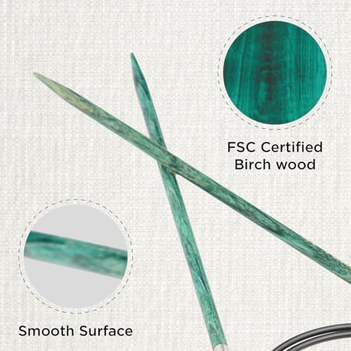 KnitPro Dreamz Fixed Circular Needles 40" (100cm) | US Size 4 (3.5mm) - Image 2