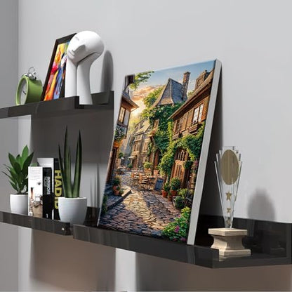 ATDMS City Street Scene Paint by Numbers Kit for Adults with Frame - Image 4