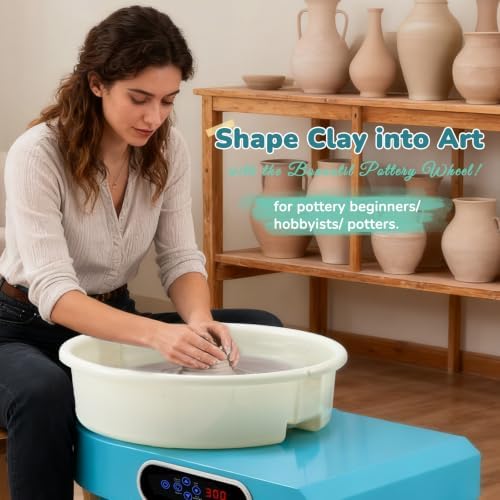 Bonoutil 11" Pottery Wheel Machine with Foot Pedal for Adults Beginners - Image 2