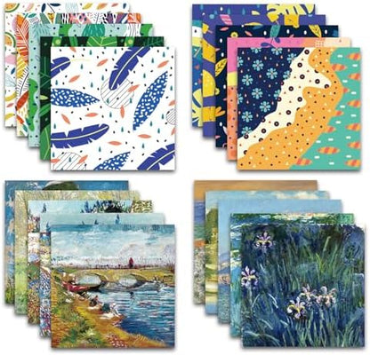 Origami Paper Kit 100 Sheets, 6x6 Inch Double Sided 40 Vivid Colored Paper - Image 2