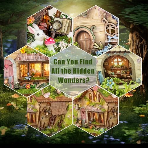 YSWOOD WORLD DIY Miniature House Kit for Adults, Mini House Kit with LED - Image 6