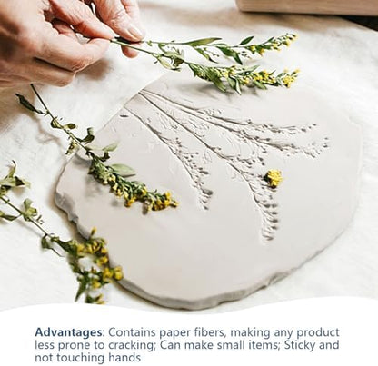 REALART Air Dry Clay for Adults (5lb Bucket White) Air Dry Clay Tools - Image 3