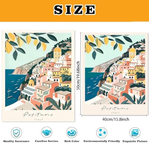 3 Pack Cute Beach Paint by Numbers Kit for Adults Beginner (Without Frame) - Image 5