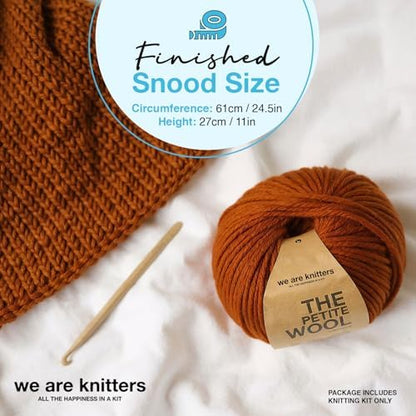 We Are Knitters Osiris Snood Kit | Beginner Crochet Gift Kit | Easy Warm Winter Snood | Stylish DIY Handmade Accessory Set Cozy Relaxing Craft GiftPro - Image 7