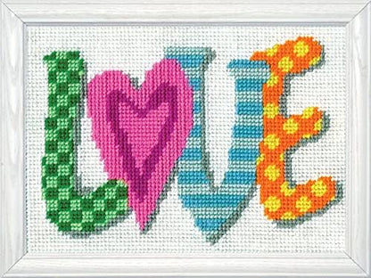 Love Needlepoint Kit by Design+Works+Crafts