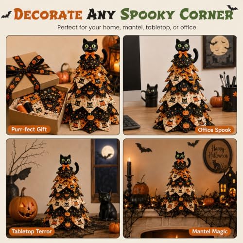 Daily Partner DIY Halloween Quilted Fabric Tree Kit - Image 7
