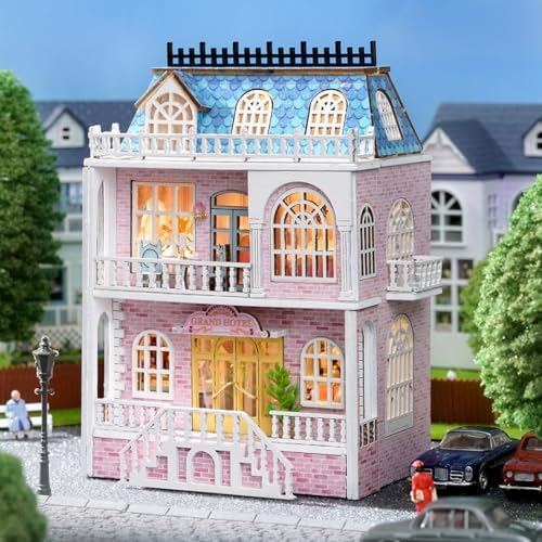 CUTEROOM DIY Miniature House Kit Wooden Craft for Adult-Romantic Castle - Image 3
