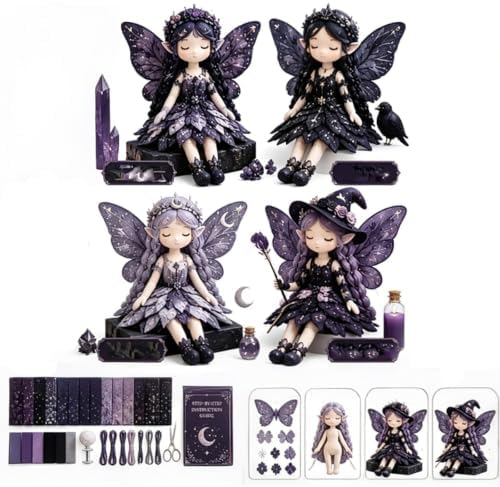Fairy Patchwork DIY Collection，Dark Magic Fairies by Unknown