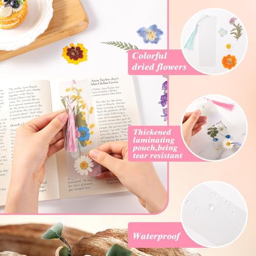 326Pcs Pressed Flower Bookmark Making Kit, DIY Bookmark Kit for Book Lover - Image 3