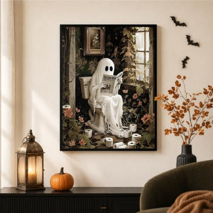 Halloween Ghost Paint by Numbers Kit for Adults, 16x20 inch - Image 3