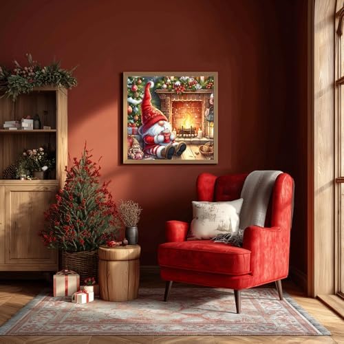 Christmas Paint by Number Kits for Adults, Paint by Numbers Kit for Adults - Image 3