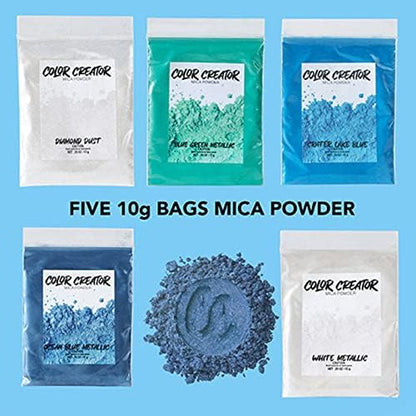 Alumilite Color Creator Pacific Gift Pack, Mica Powder, 12-Color Pack - Image 6