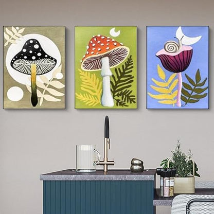 YALKIN Paint by Numbers for Adults and Kids Beginner, Painting by Number Kits On Canvas,Without Frame DIY Color Oil Painting Acrylic Paints,Home Wall Decor（6 Pack 8x12 in） - Image 4