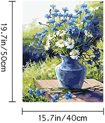 LSPBN DIY Acrylic Painting Kit, Paint by Numbers on Canvas - Number Painting & Flower for Kids Ages 8-12 Hobbies for Women, Adults Beginner - Image 5