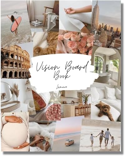 Lamare Vision Board Book -1000+ Images, Vision Board Supplies for Women by Lamare