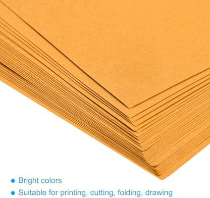 MECCANIXITY 25 Sheets Origami Paper Double Sided Fluorescent Orange 6x6 Inch Square Sheet for Art Craft Project, Beginners, Gifts Decor - Image 4