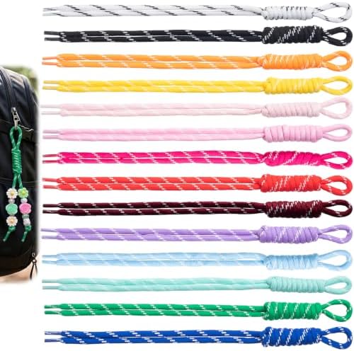 Paracord Rope Keychain, Paracord Keychain, Braided Cord Rope Bag Charm Key Chain Lanyard for Purse Backpack Handbag by Unknown