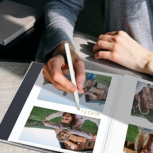 Vienrose Large Self Adhesive Photo Album with Window 11x10.6 60 Pages Grey - Image 5