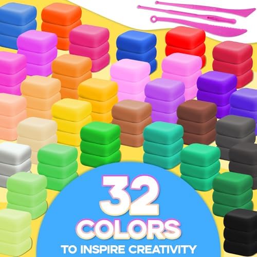 MuseLuxe Air Dry Clay - 96 Pack Modeling Clay Kit - Image 3