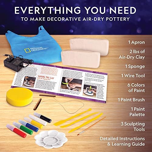 National Geographic Deluxe Pottery Wheel Complete Starter Kit for Kids - Image 6