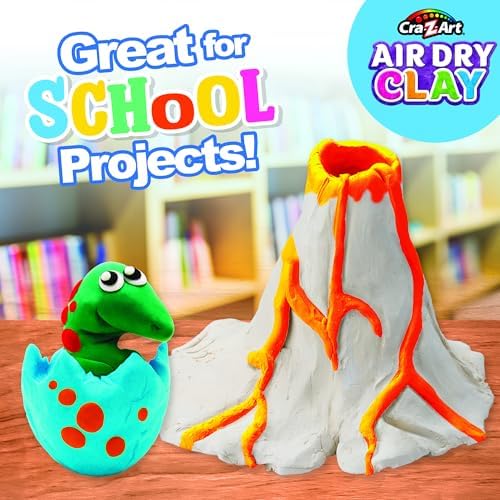 Cra-Z-Art Air Dry Clay - 5lb Bucket Natural White Modeling Clay, Perfect for Sculpting, School Projects, Bulk Class Supplies for Teachers, Day Cares, Camps, Essential for School - Image 5