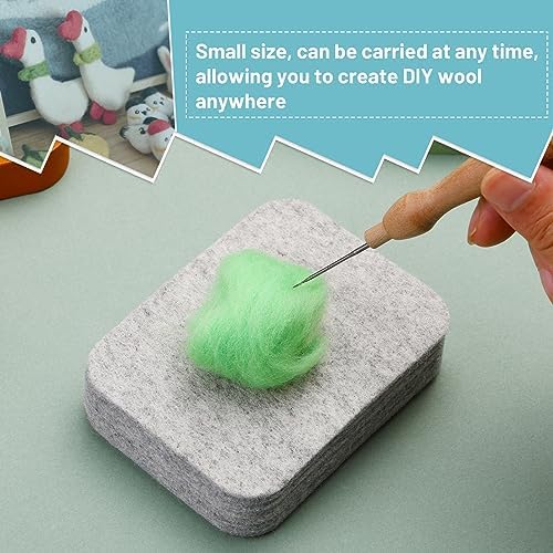 Mayboos Needle Felting Pad 4.52"x3.34", Needle Felting Supplies - Image 6