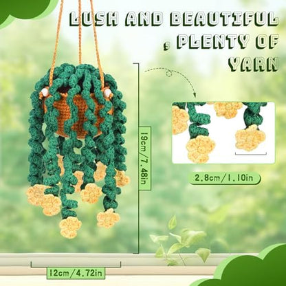 Kogyxe Crochet Kit for Beginners Hanging Potted Plant Crochet Starter Kits - Image 5