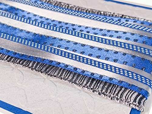 DIY Greeting Card Kit - Ribbon Cards - Handmade DIY Card Kits - Card Making Kit, Thank You & Birthday Cards - Card Kit for 10 Project Card (Platinum & Royal Blue) - Image 5