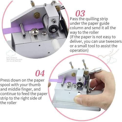 Paper Art Tassel Machine, Manual Quilling Fringer Machine with Adjustable Tassel Length and Width, 3D Handmade Paper Cutting Roll Machines, No Electricity Required, for Handmade Crafts(Upgraded) - Image 5