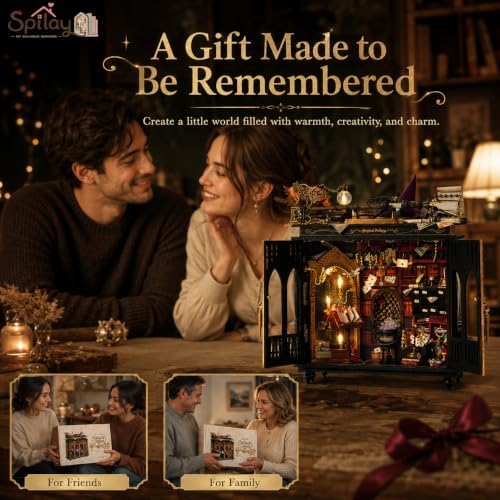 Spilay DIY Miniature House Kit for Adults, Magic Dollhouse Building Kit - Image 6