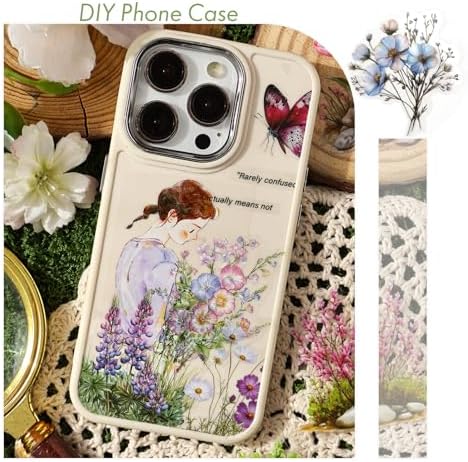 Transparent Flower Stickers for Scrapbooking - 240 Pcs Aesthetic Botanical & Floral Stickers for Scrapbook Supplies, Junk Journal Supplies, Card Making and DIY Craft - Image 4