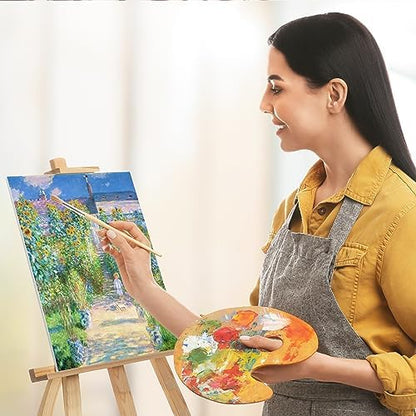 KEFF Canvas for Painting - 12-Pack 8x10 Canvas Value Pack - 100% Cotton Triple Primed Small Canvases for Painting. Mini Canvases Bulk Set for Acrylic, Oil, Watercolor&Tempera - Art Supplies for Adults - Image 7