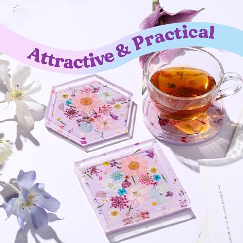 LET'S RESIN Jewelry Making Kit with Resin Coaster Kit - Image 5