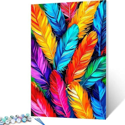 Animal Paint by Numbers Kit for Adults Feather Paint by Numbers, DIY Acrylic Watercolor Oil Painting Kits for Adults Beginners with Brushes, Hobbies for Women for Home Wall Decor, Gifts 40x54 in 1-98 - Image 4