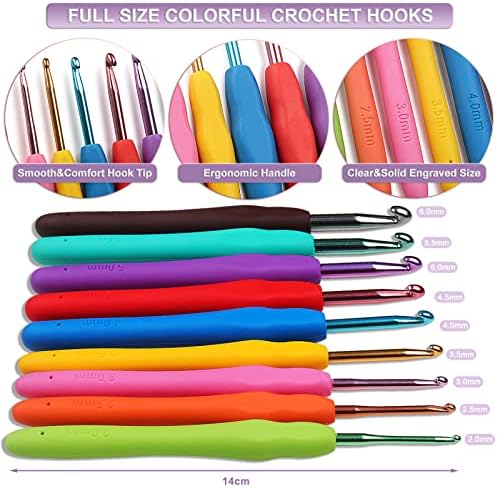 Aeelike Beginner Crochet Kit, Light Purple - Image 4