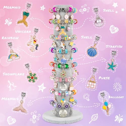 Sofier Jewelry Bracelet Making Kit for DIY Beads Charms Set Teen Gifts - Image 2