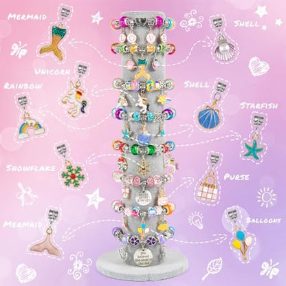 Sofier Jewelry Bracelet Making Kit for DIY Beads Charms Set Teen Gifts - Image 2